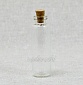 Миниатюра - прозрачная бутылочка 16x50