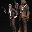 Star Wars: The Force Awakens - Han Solo - Chewbacca - ARTFX+